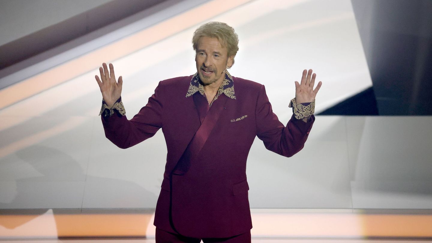 Ex- “Wetten, dass ..?”-Moderator: Thomas Gottschalk announces show-off on television