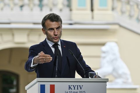 Macron am Samstag in Kiew