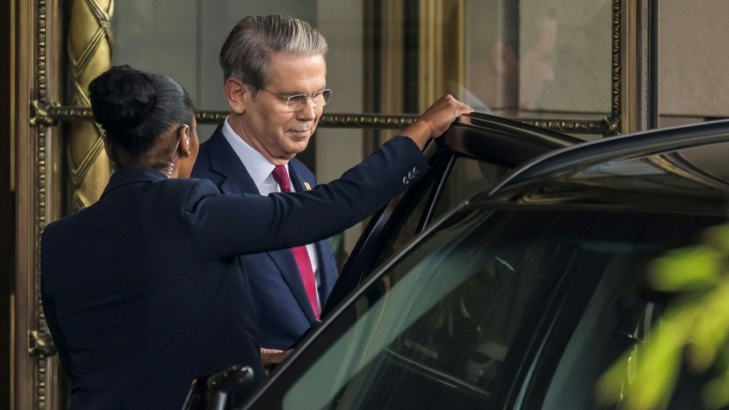 US-Finanzminister Bessent am Samstagmorgen in Genf