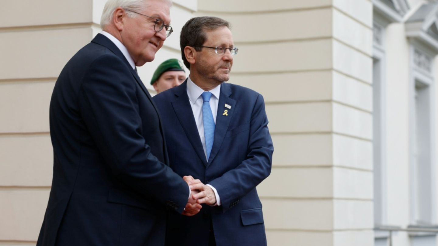 Steinmeier und Herzog im Februar 2024
