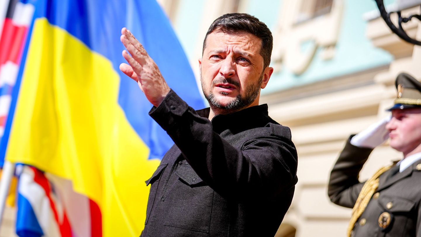 Selenskyj challenges Putin – the situation in the morning
