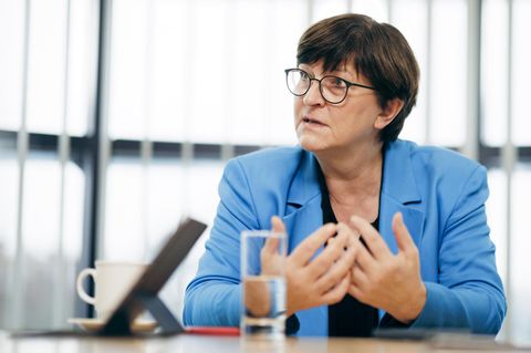 Die SPD-Co-Parteivorsitzende Saskia Esken