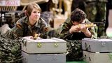 Parcours am Stand der Bundeswehr