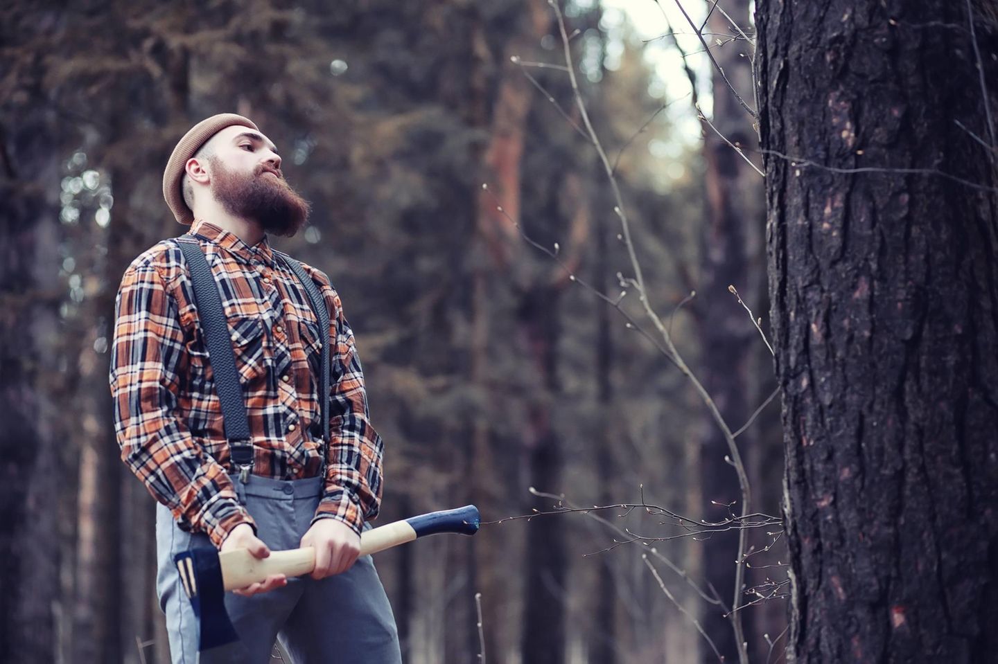 Holzfäller-Look