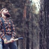 Holzfäller-Look