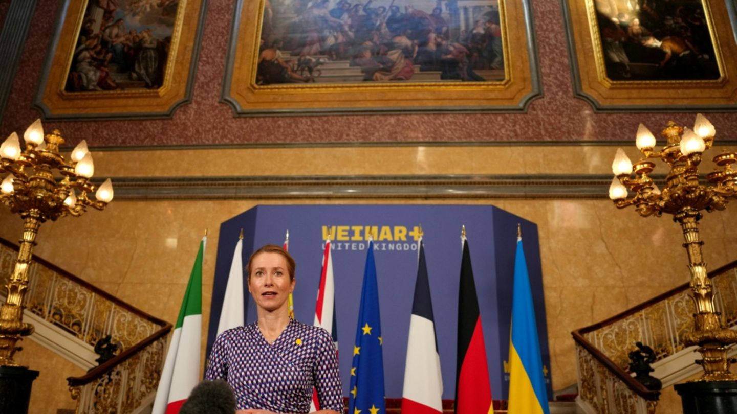 EU-Außenbeauftragte Kaja Kallas in London