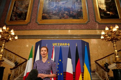 EU-Außenbeauftragte Kaja Kallas in London