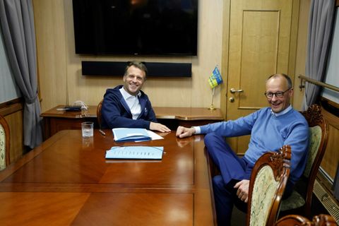 Emmanuel Macron und Friedrich Merz