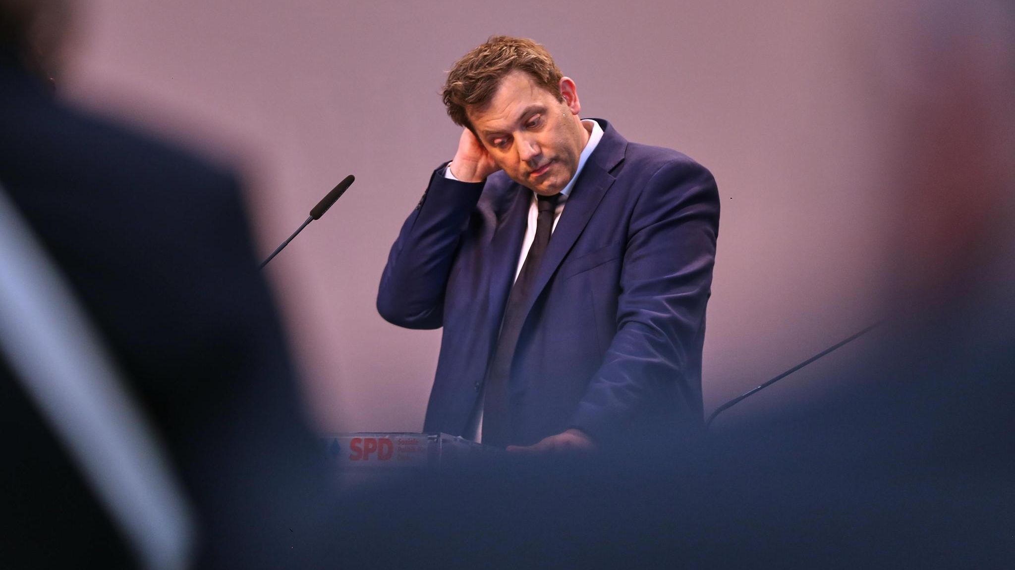 Lars Klingbeil am Rednerpult