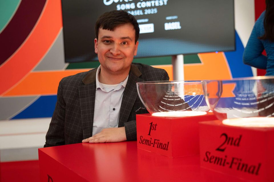Auslosung für die Eurovision 2025 im Kunstmuseum in Basel