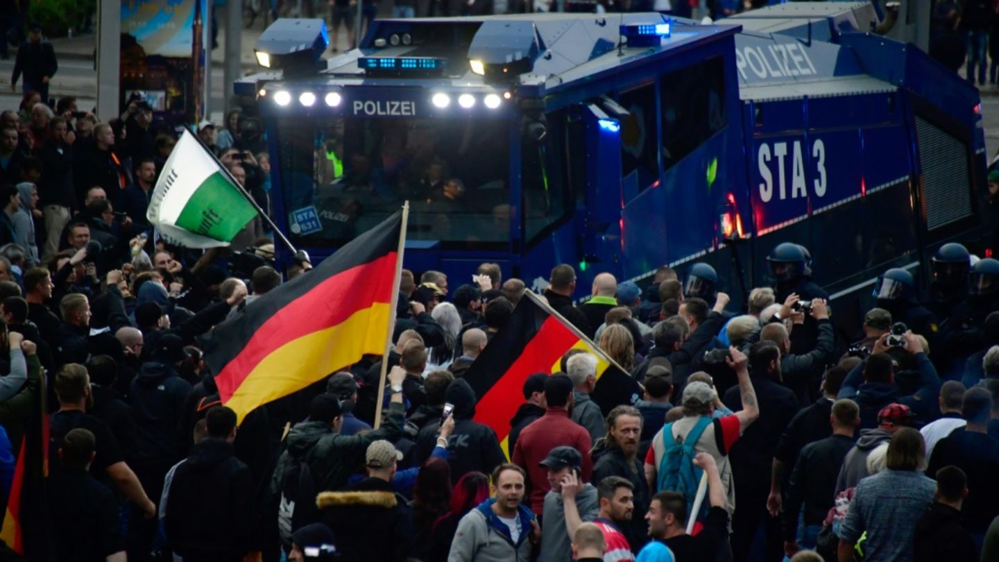 Demonstration in Chemnitz am 1. September 2018