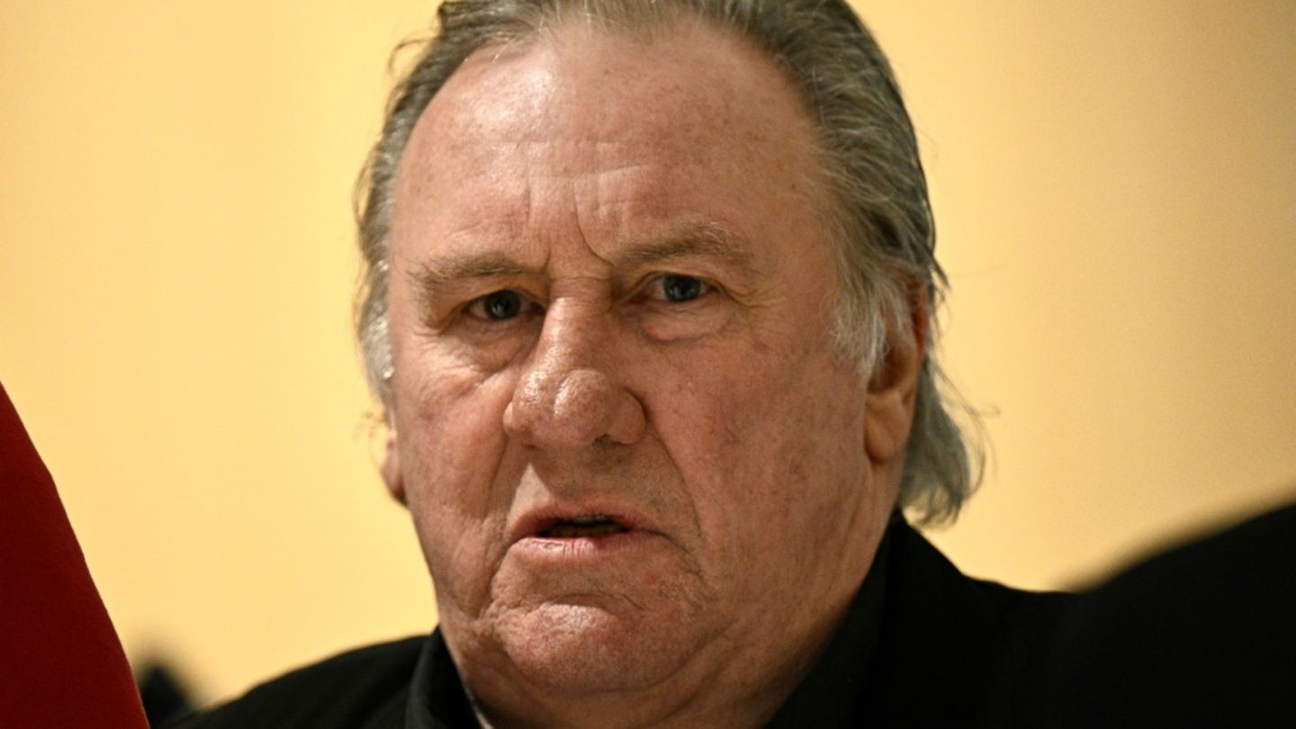 Gérard Depardieu im März während des Prozesses