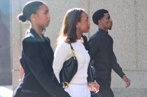 P. Diddy: King Combs (r.), Sohn von Sean "Diddy" Combs, und andere Familienmitglieder