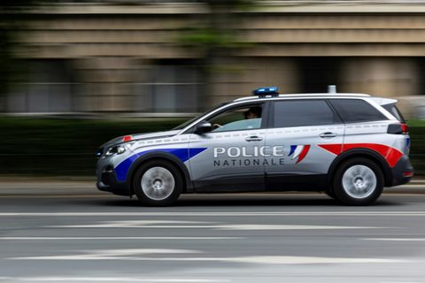 Polizeistreife in Frankreich