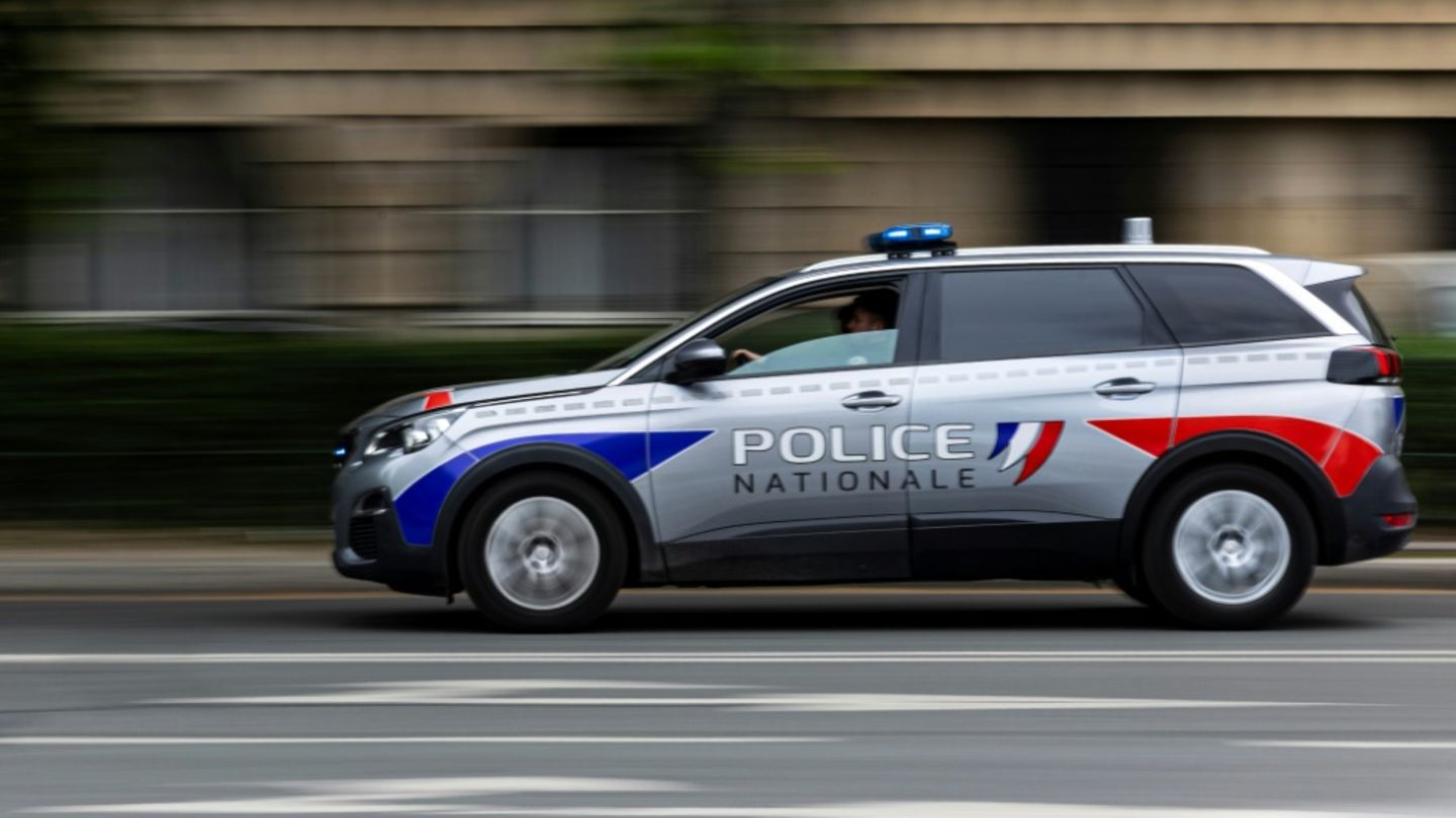 Polizeistreife in Frankreich