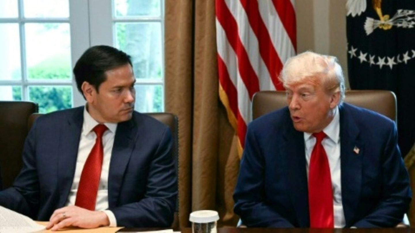 Donald Trump (rechts) und Marco Rubio