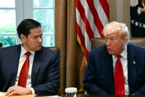 Donald Trump (rechts) und Marco Rubio