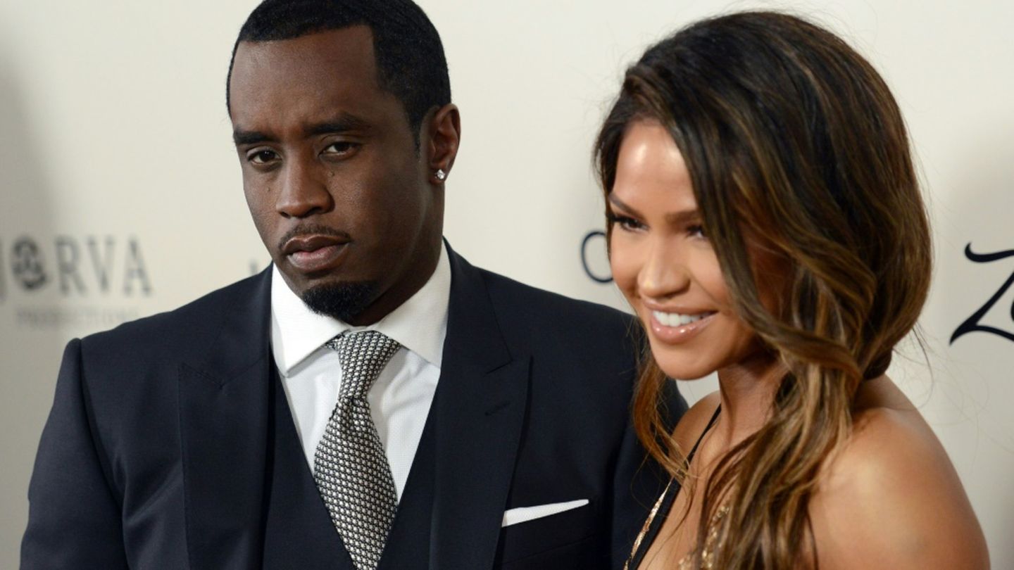 Cassie Ventura (re.) mit Sean Combs