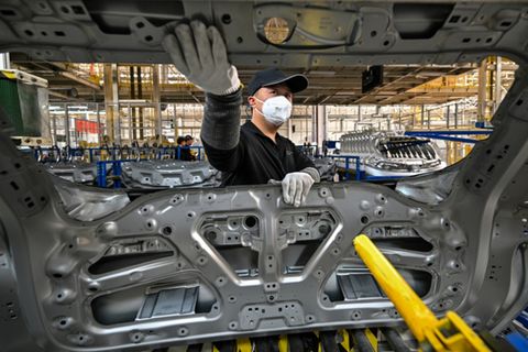Chinesische E-Auto-Fabrik
