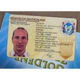 Ein Fantasieausweis von Peter Fitzek