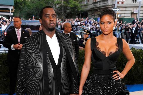 P. Diddy und Cassie Ventura 2017 bei einer Gala, er im dunklen Anzug, sie im schwarzen Kleid