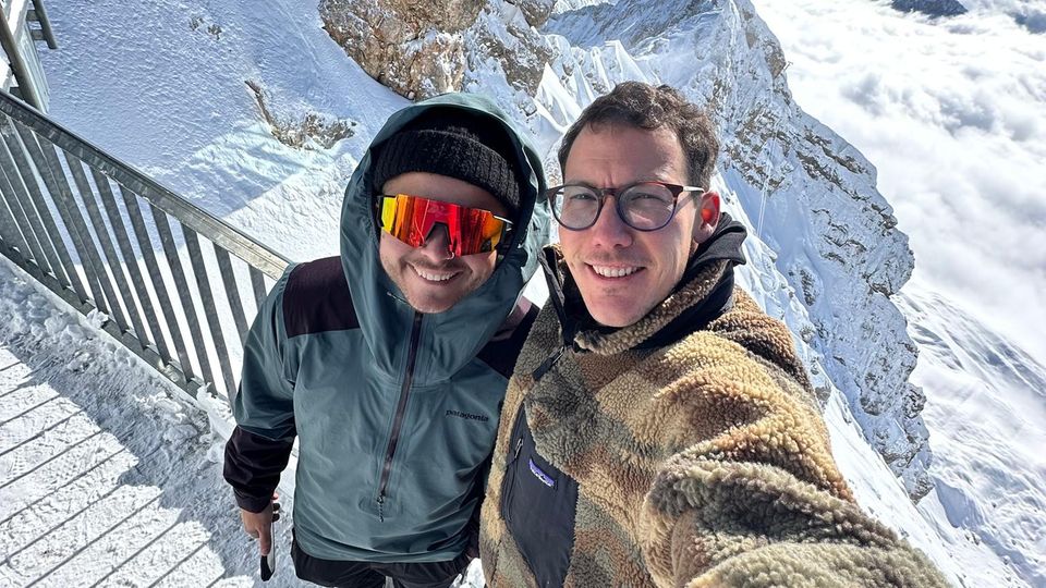 Brix Schaumburg: Schaumburg auf seiner Tour in den Alpen Schaumburg auf seiner Tour in den Alpen