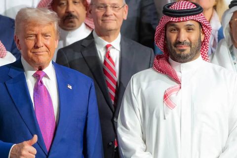 Trump bei einem Treffen in Saudi-Arabien