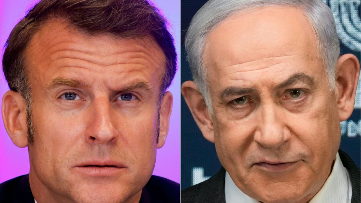 Emmanuel Macron und Benjamin Netanjahu