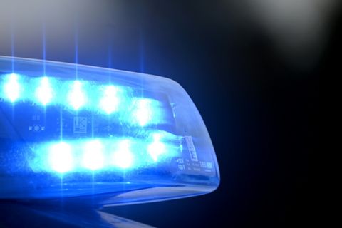 Blaulicht an einem Rettungsfahrzeug