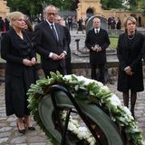 Julia Klöckner, Friedrich Merz, Elke Büdenbender und Frank-Walter Steinmeier