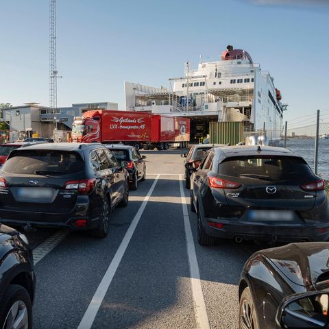 Schweden Gotland Autos