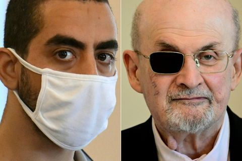 Hadi Matar und Salman Rushdie