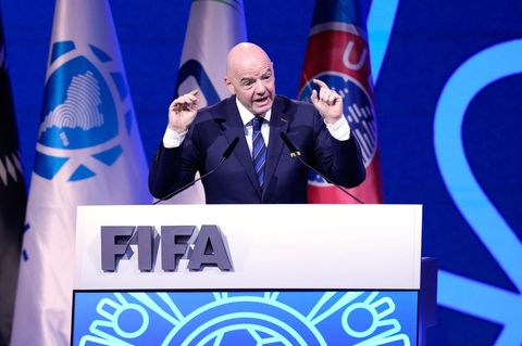 Fifa-Präsident Gianni Infantino zog beim Fifa-Kongress den Unmut der europäischen Delegierten auf sich