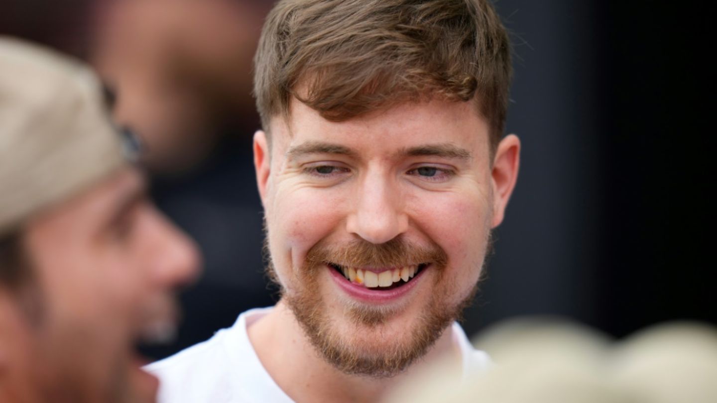 Der YouTube-Star MrBeast im Jahr 2024