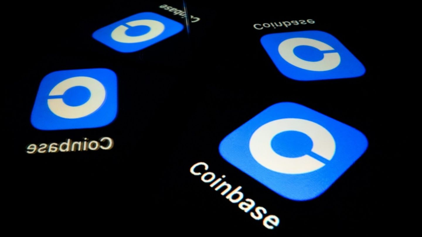 Logo von Coinbase