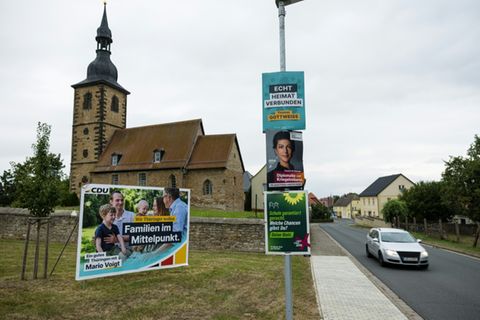 Wahlkampf in Thüringen vor der Landtagswahl 2024