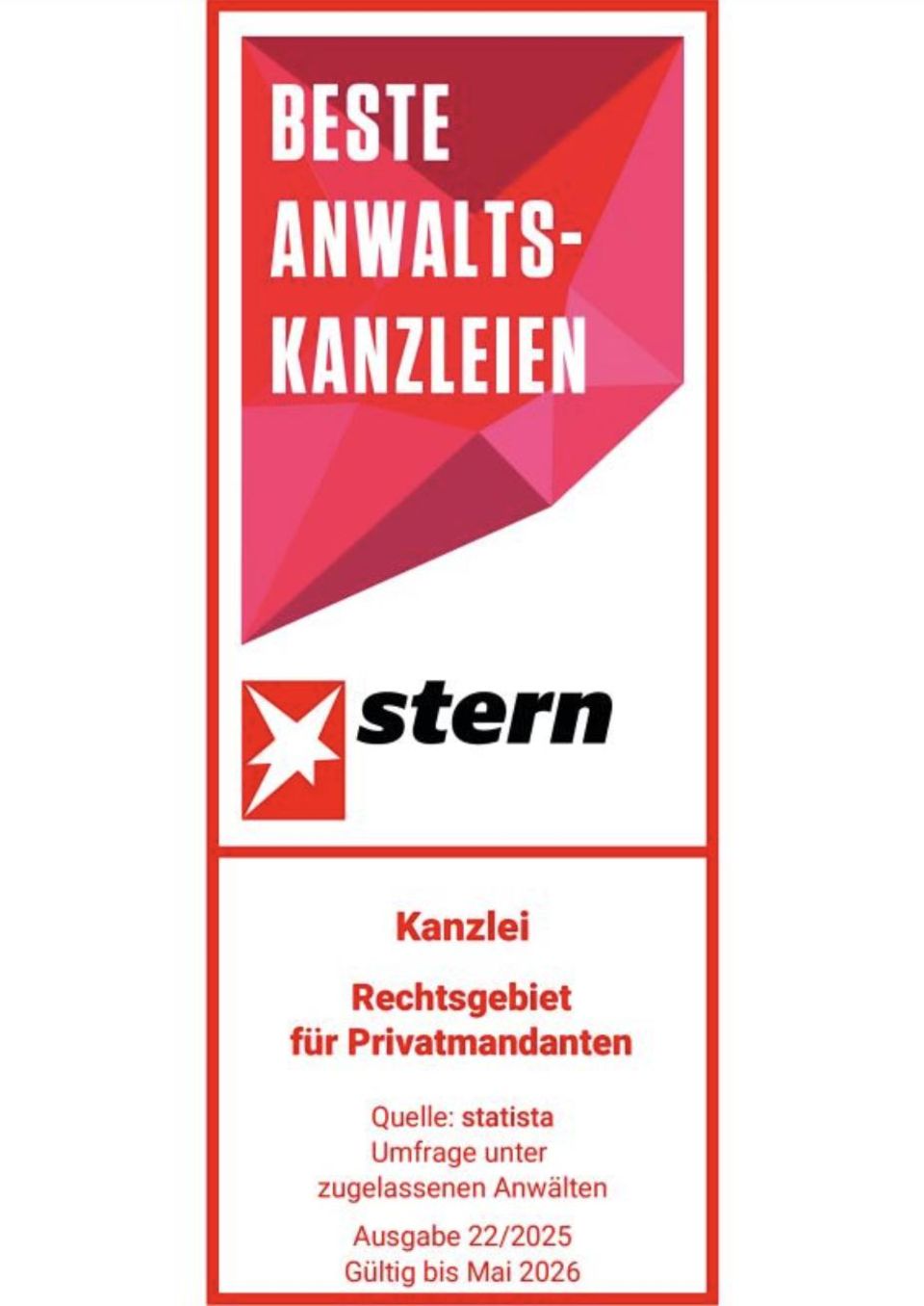 Ranking 2025: Die besten Kanzleien für Privatmandanten – und woher wir das wissen