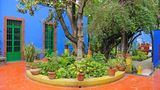 Frida-Kahlo-Museum, auch Casa Azul,  im kolonialen, historischer Stadtteil Coyoacan, Mexiko-Stadt
