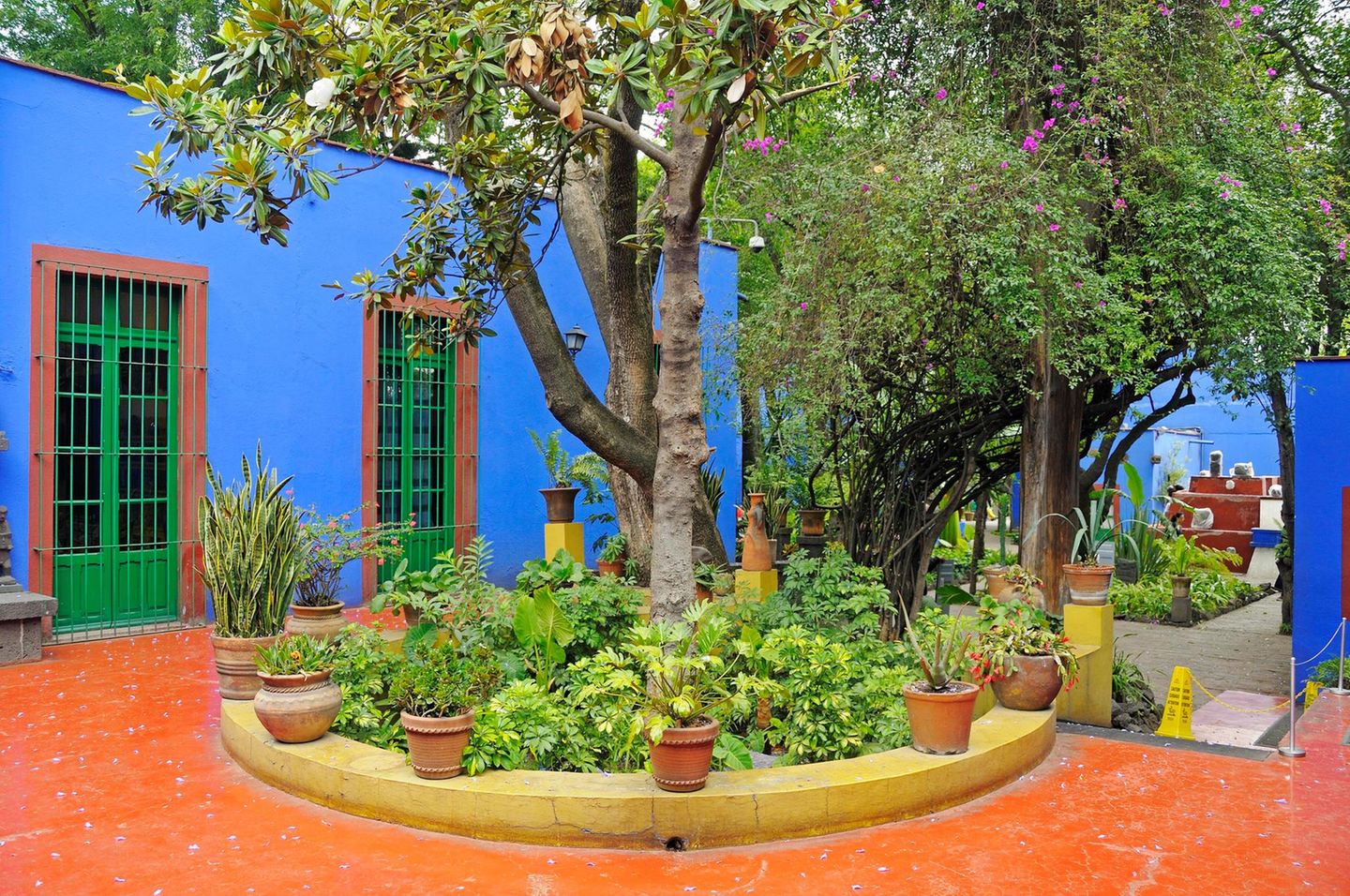 Frida-Kahlo-Museum, auch Casa Azul,  im kolonialen, historischer Stadtteil Coyoacan, Mexiko-Stadt