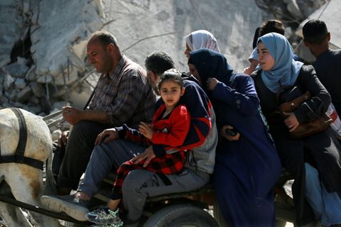 Flüchtlinge im Gazastreifen
