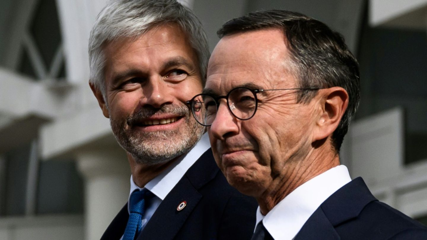 Bruno Retailleau und Laurent Wauquiez