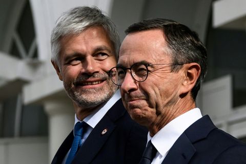 Bruno Retailleau und Laurent Wauquiez