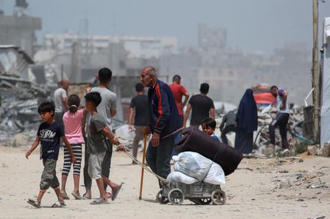 Binnenvertriebene in Gaza