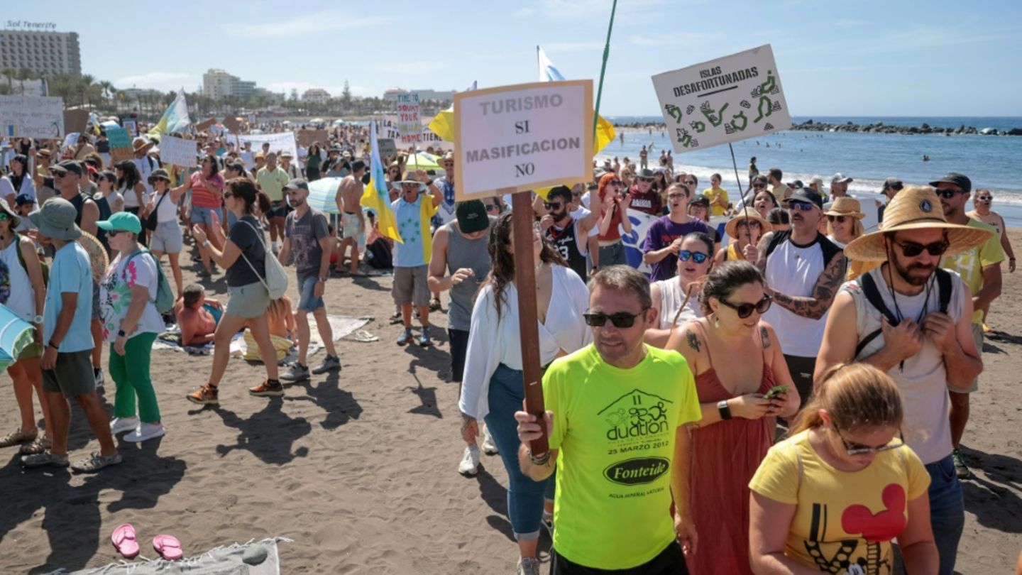 Proteste auf Teneriffa im Oktober