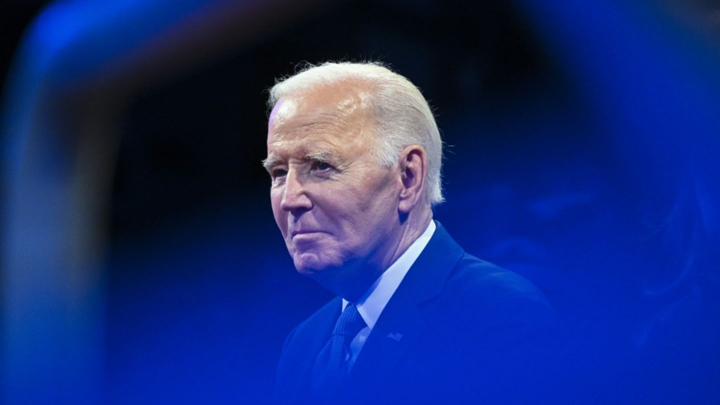 Joe Biden le 16 janvier 2025 près de Washington