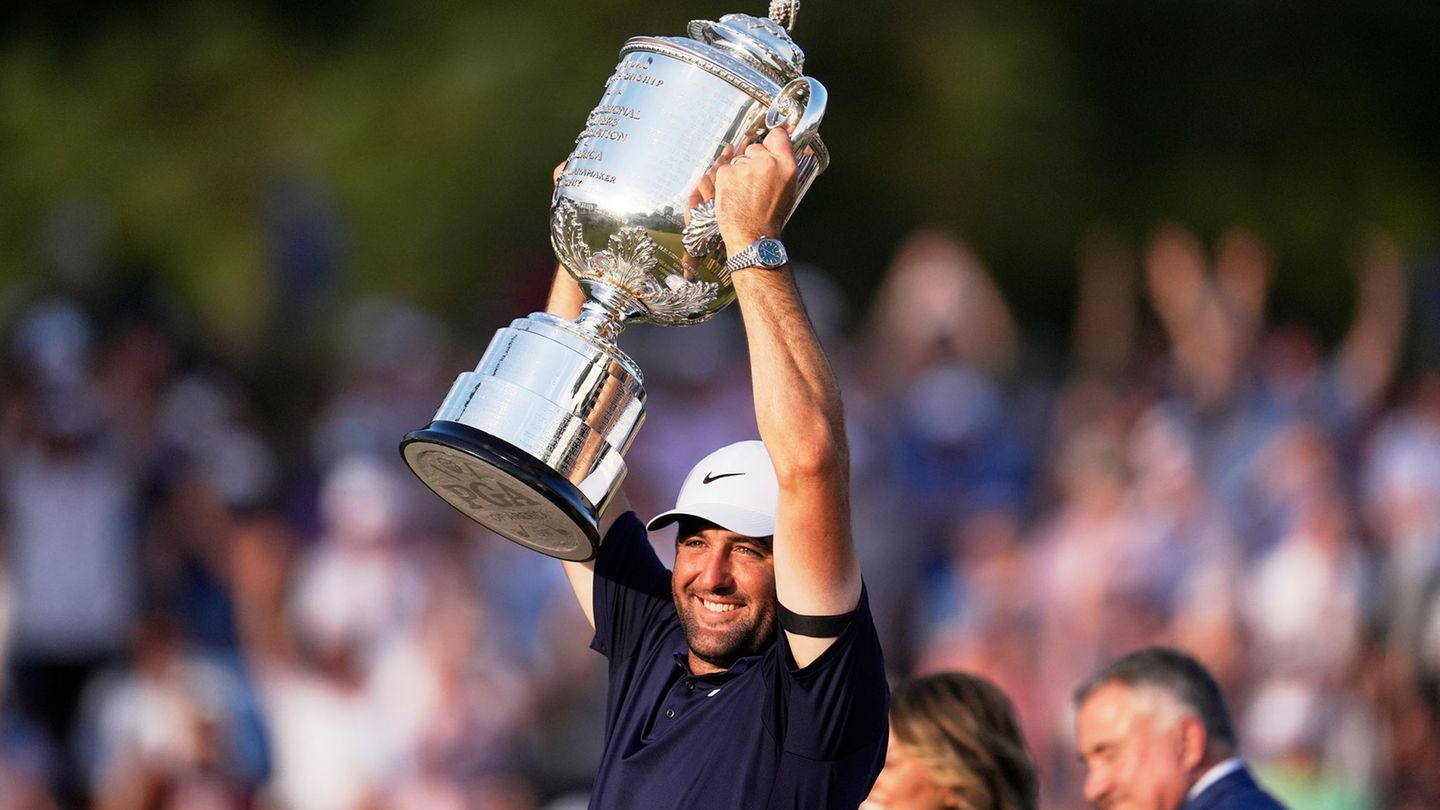 Major tournament: Golf star Scheffler wins PGA Championship