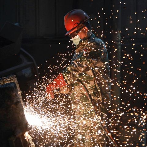 Industriearbeiter in China