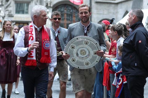 Die Stars des FC Bayern feiern die Meisterschaft in der Bundesliga
