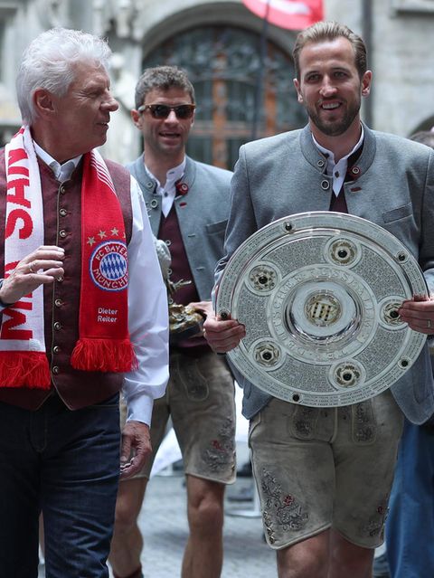 Die Stars des FC Bayern feiern die Meisterschaft in der Bundesliga