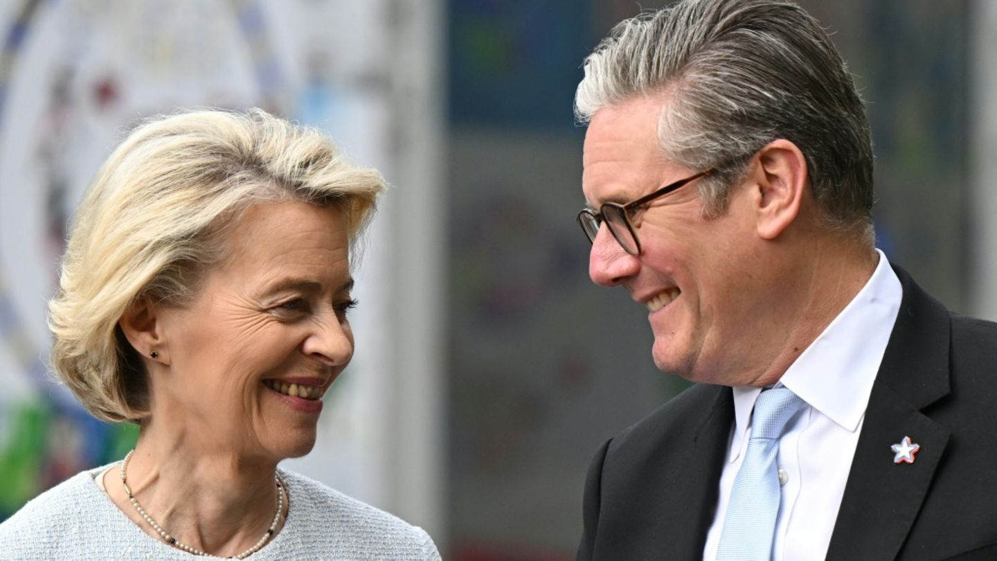 Von der Leyen mit britischem Premier Starmer